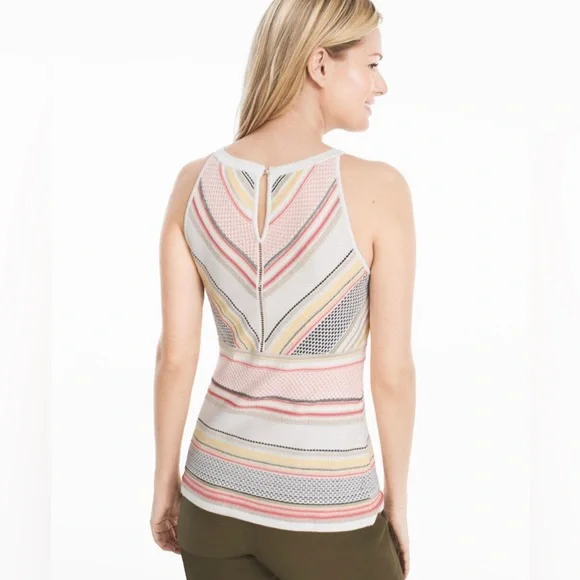 WHBM High Neck Colorful Tank - Picture 2 of 8